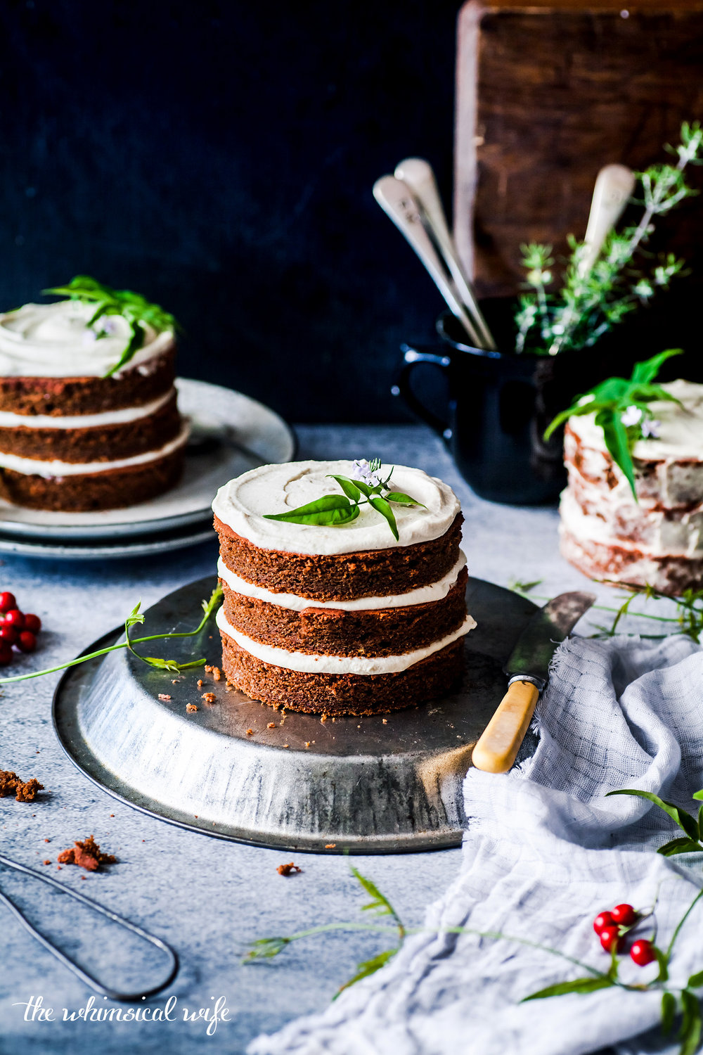 30 Cakes In 30 Days | 6. Mini Red Velvet Cakes {DF, GF, Egg Free} | The Whimsical Wife